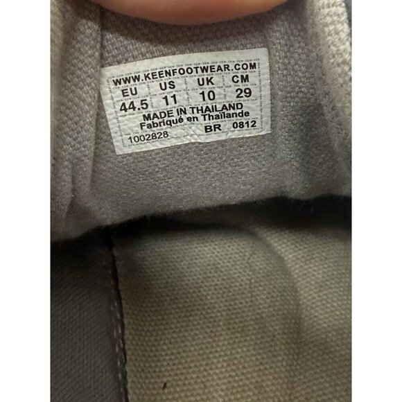 Keen Timmons Chukka Boots Men's Sz 11 Black Soft Leather Lace Up Moc Toe 1002828 - Picture 9 of 9